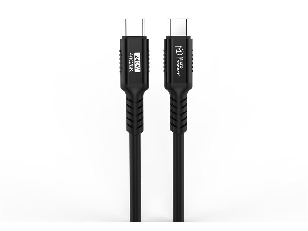 MicroConnect Premium USB4 Gen3x2 C-C kabel 1,5m