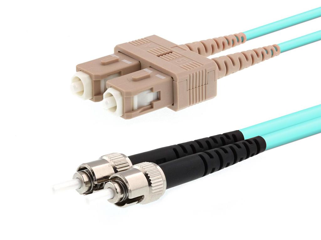 MicroConnect Patch Kabel - ST/UPC-SC/UPC 10m OM3