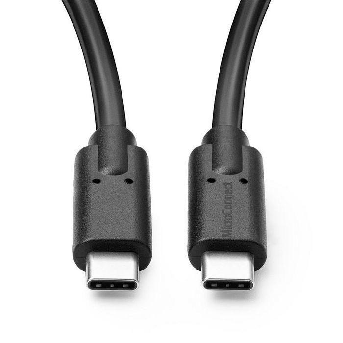 MicroConnect Kabel USB C-C 3.2 Gen2x2, 0,25m, črn