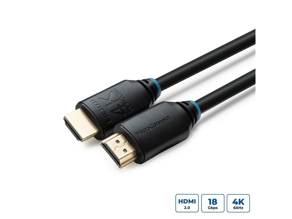 MicroConnect Kabel HDMI 2.0, 7,5m