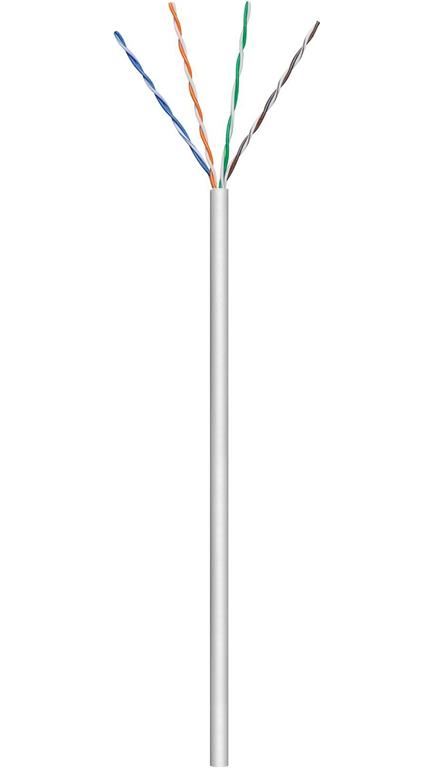 MicroConnect Kabel U/UTP CAT5e 305m Siv PVC