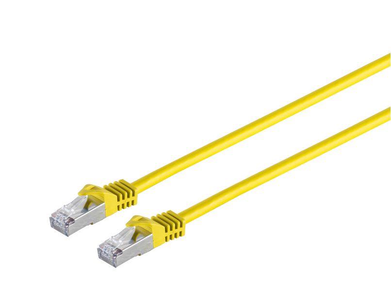 MicroConnect CAT7 S/FTP Omrežni Kabel 1,5m, Rumen