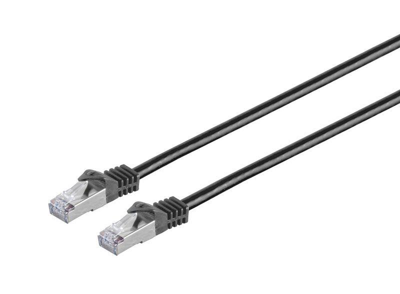 MicroConnect CAT7 S/FTP Omrežni Kabel 20m, Črn