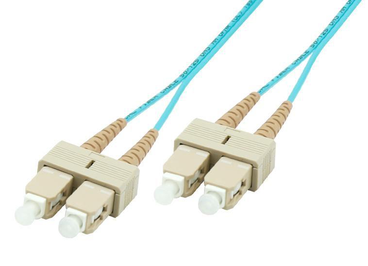 MicroConnect Patch Kabel - SC/UPC-SC/UPC 0,5m OM3
