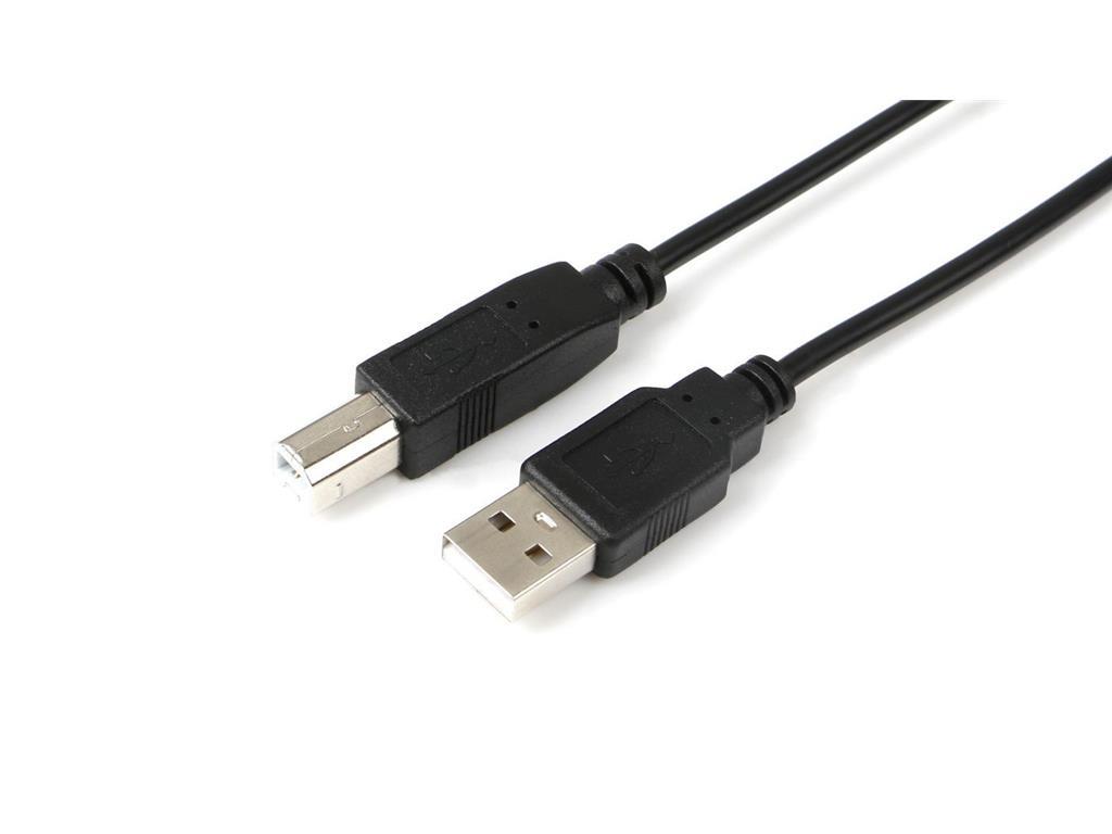 MicroConnect Kabel USB A-B 2.0, črn