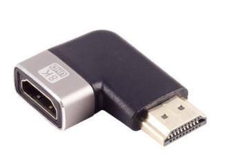 MicroConnect Adapter HDMI 8k 90° levo F-M