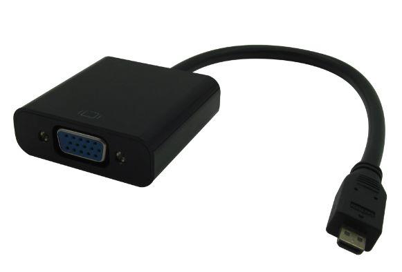 MicroConnect Kabel HDMI Micro - VGA adapter M-F