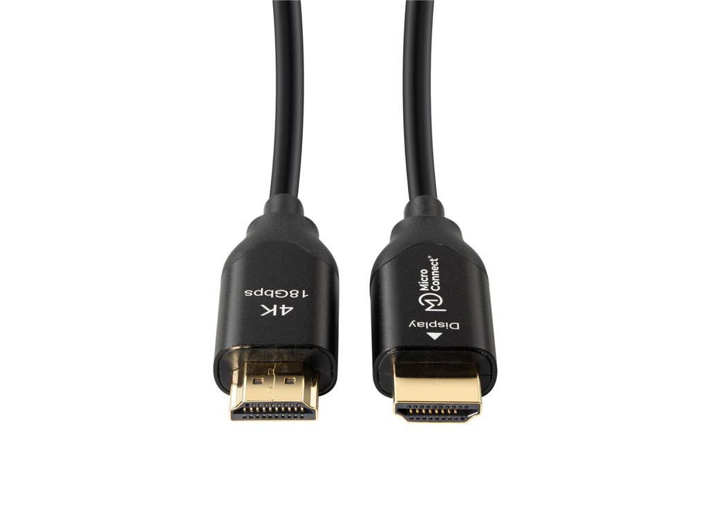 MicroConnect Premium optični HDMI kabel 2.0 110m