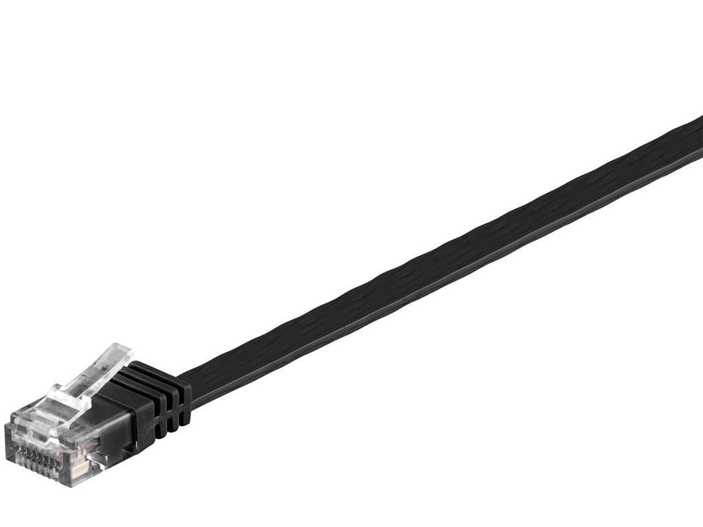 MicroConnect Kabel U/UTP CAT6 7M Črn ploščat