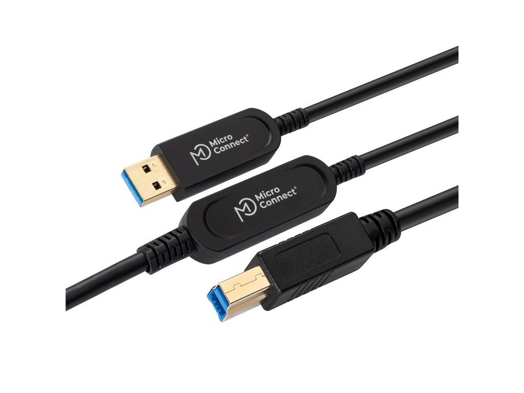 MicroConnect Optični kabel USB A-B 3.0, 25m