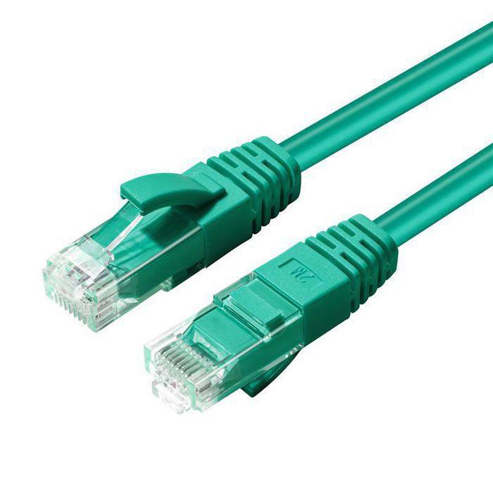 MicroConnect Kabel U/UTP CAT5e 3M Zelen PVC