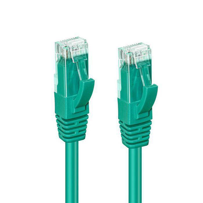 MicroConnect Kabel U/UTP CAT5e 3M Zelen PVC