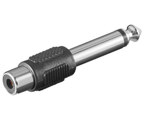 MicroConnect Adapter 6.3mm - RCA M-F