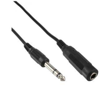 MicroConnect 6.3mm Jack Extension Cable, 5m