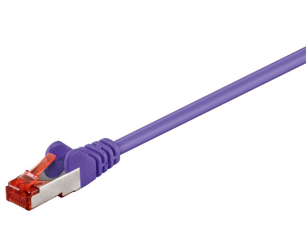 MicroConnect Kabel F/UTP CAT6 0.25m Vijoličen PVC