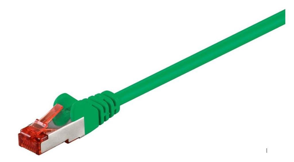 MicroConnect CAT6 F/UTP mrežni kabel 10m, zelene boje