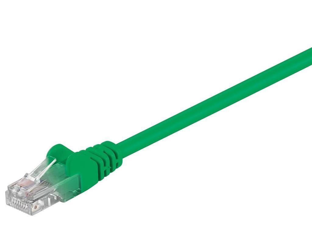 MicroConnect Kabel U/UTP CAT5e 3M Zelen PVC