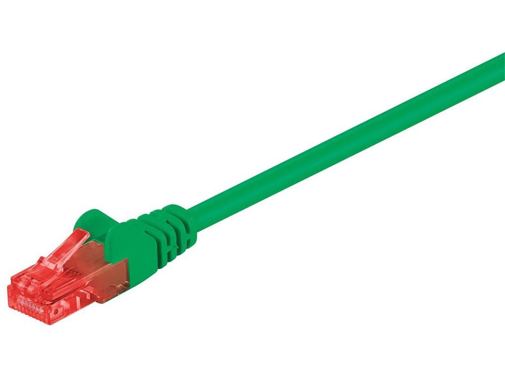 MicroConnect Kabel U/UTP CAT6 1M Zelen PVC