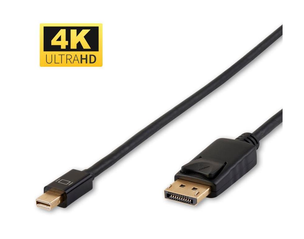 MicroConnect 4K Mini DisplayPort na DisplayPort kabel