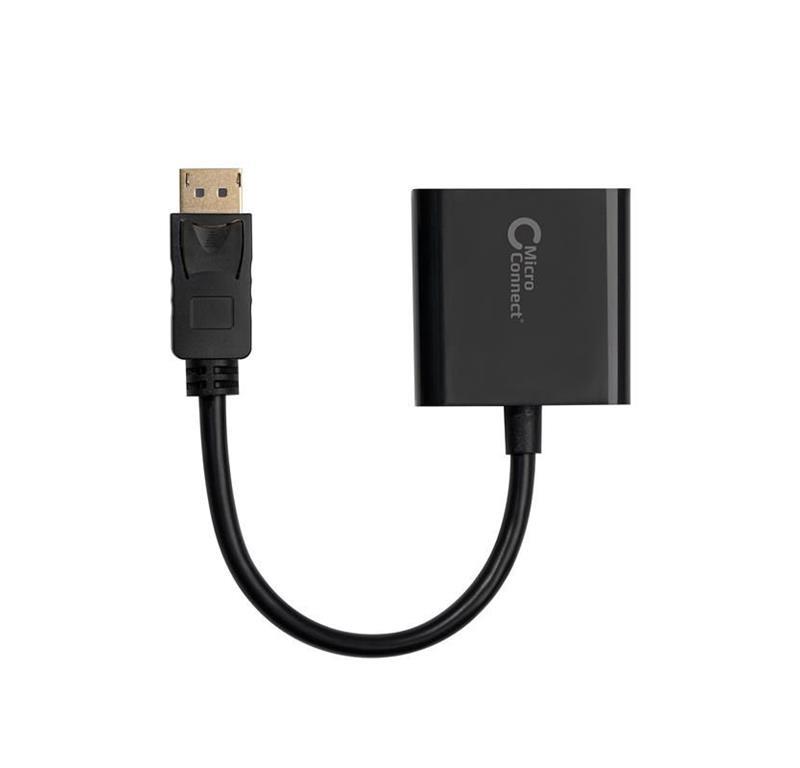 MicroConnect Displayport-VGA M-F adapter