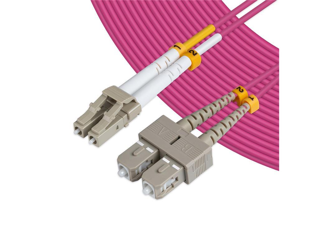 MicroConnect Optički kabel LC-SC, multimodni