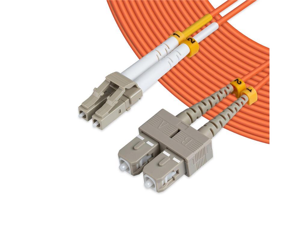 MicroConnect Patch Kabel - LC/UPC-SC/UPC 1m OM2