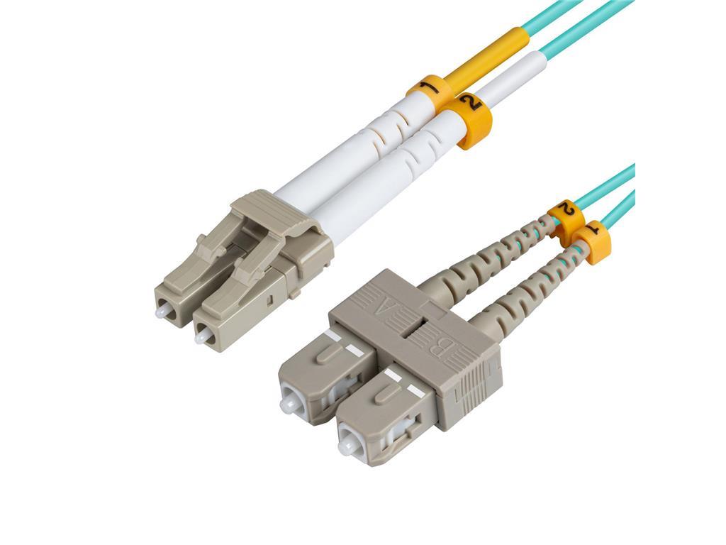 MicroConnect Patch Kabel - LC/UPC-SC/UPC 3m OM3