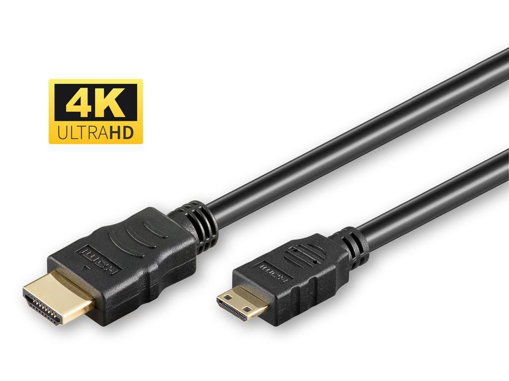MicroConnect HDMI mini kabel visoke hitrosti, 1 m