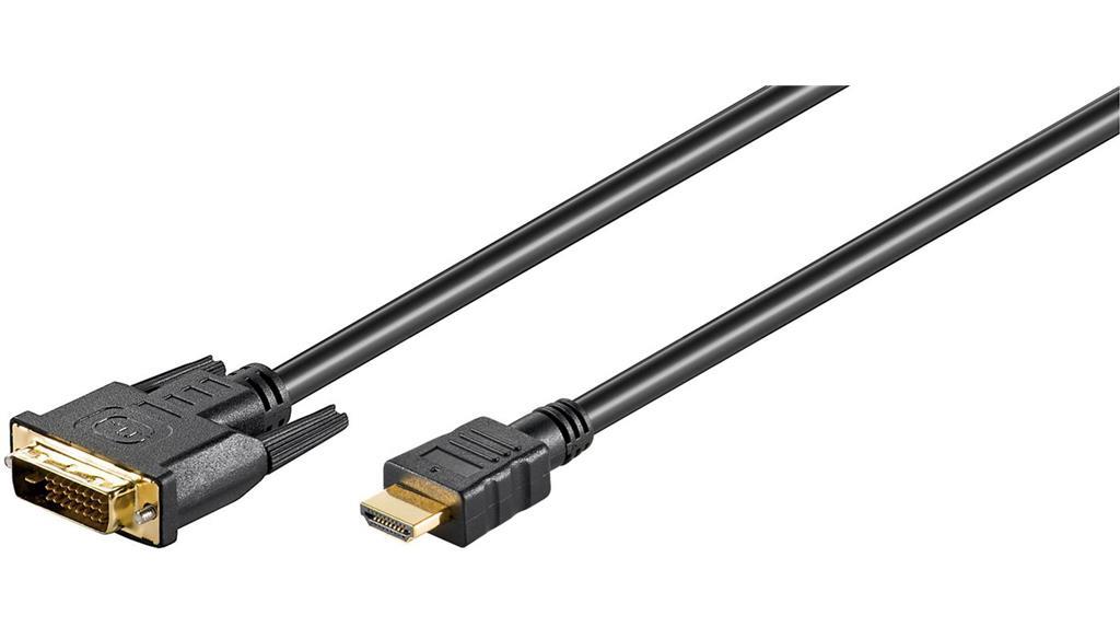 MicroConnect HDMI - DVI-D (24+1) Dual-Link kabel 5m