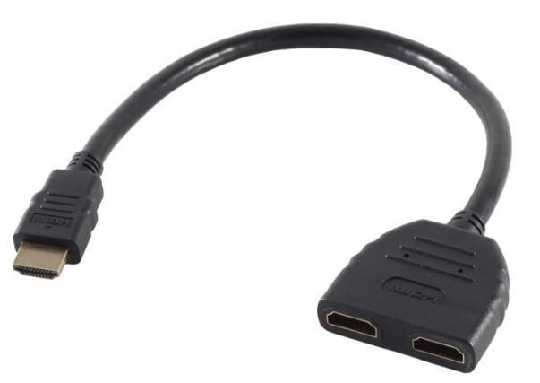 MicroConnect HDMI 19M - 2X HDMI 19F