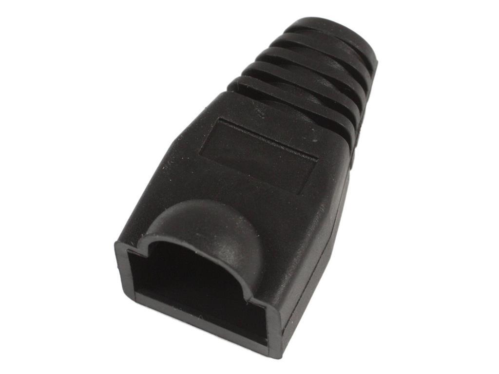 MicroConnect Zaščitna kapica za RJ45 črna, 50 kos