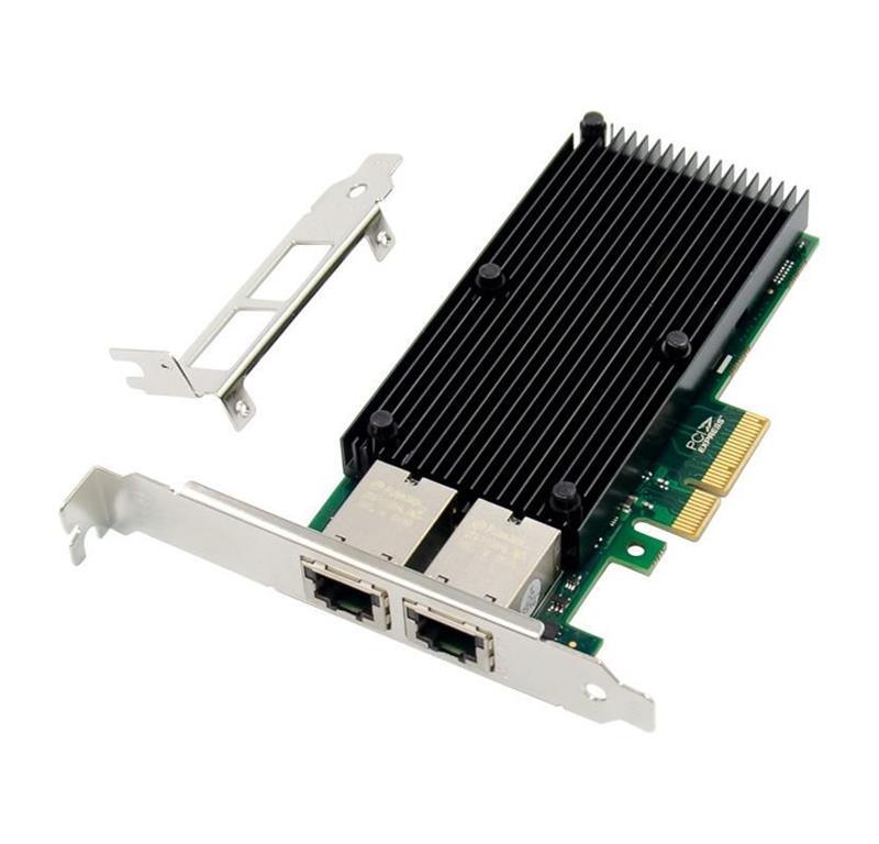 MicroConnect PCIe x4 Dual RJ45 10 GbE X550