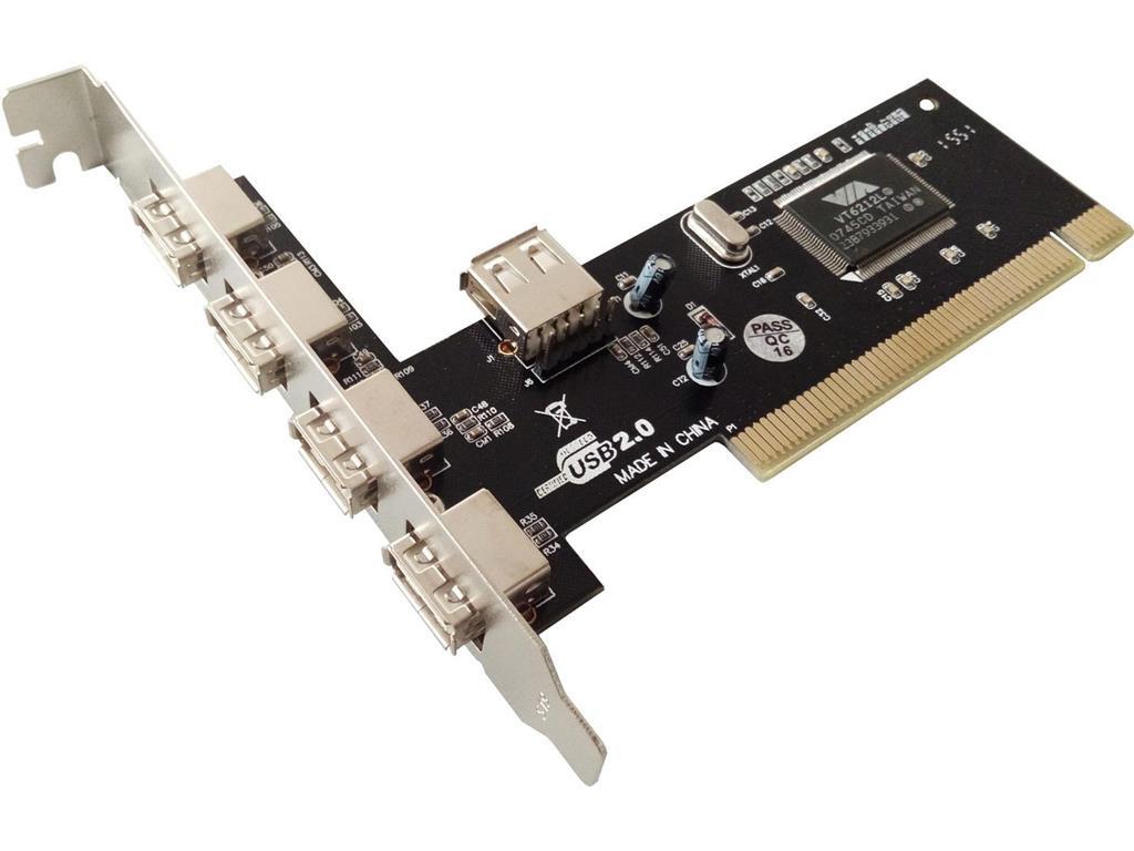 MicroConnect PCI USB 2.0 4+1 Expansion card NEC720101