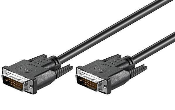  DVI-D 24+1-pin M-M Črn
