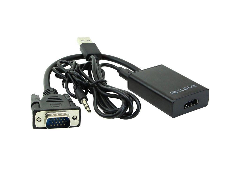 MicroConnect Pretvarač VGA + audio u HDMI