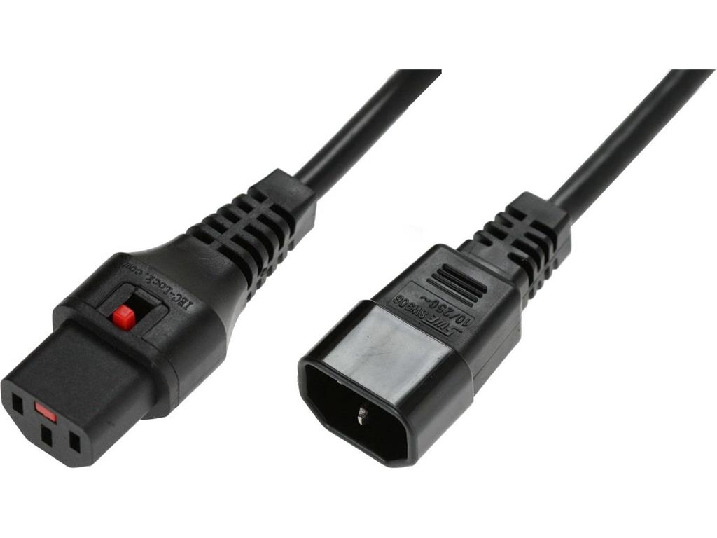 MicroConnect Kabel napajalni C13 IEC Lock -