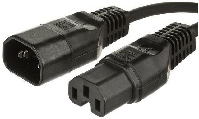 MicroConnect Kabel napajalni C14 - C15 1m