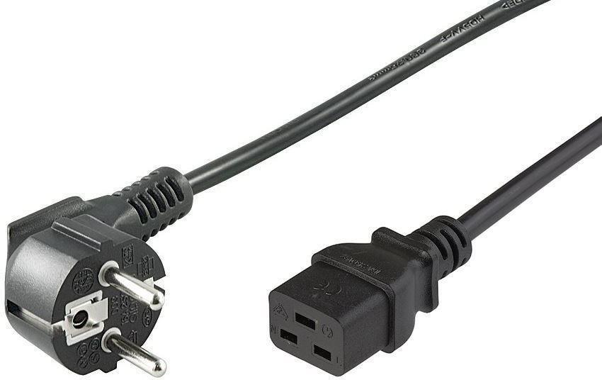 MicroConnect Kabel napajalni CEE 7/7 - C19 1m