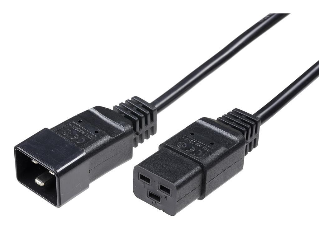 MicroConnect Kabel napajalni C19 - C20 16A 2m