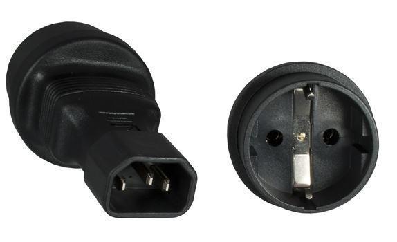 MicroConnect Adapter napajanja C14 - Schuko M-F
