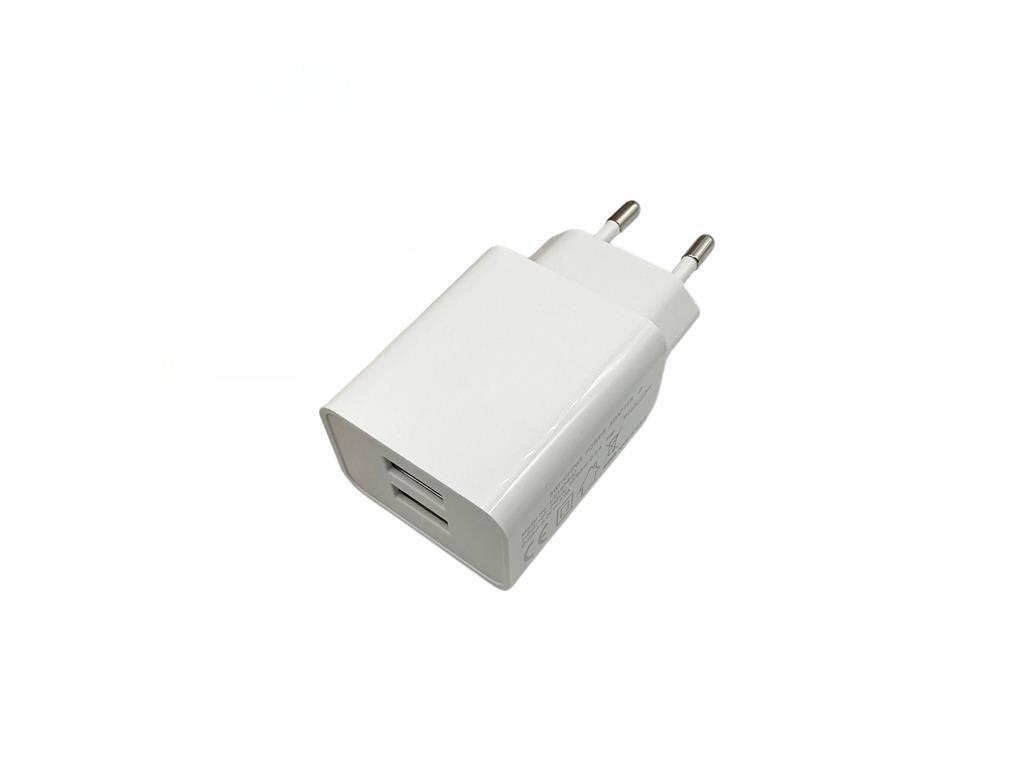MicroConnect 2 x USB, 100 - 240 V, 2.4 A, 5 V, Bijela