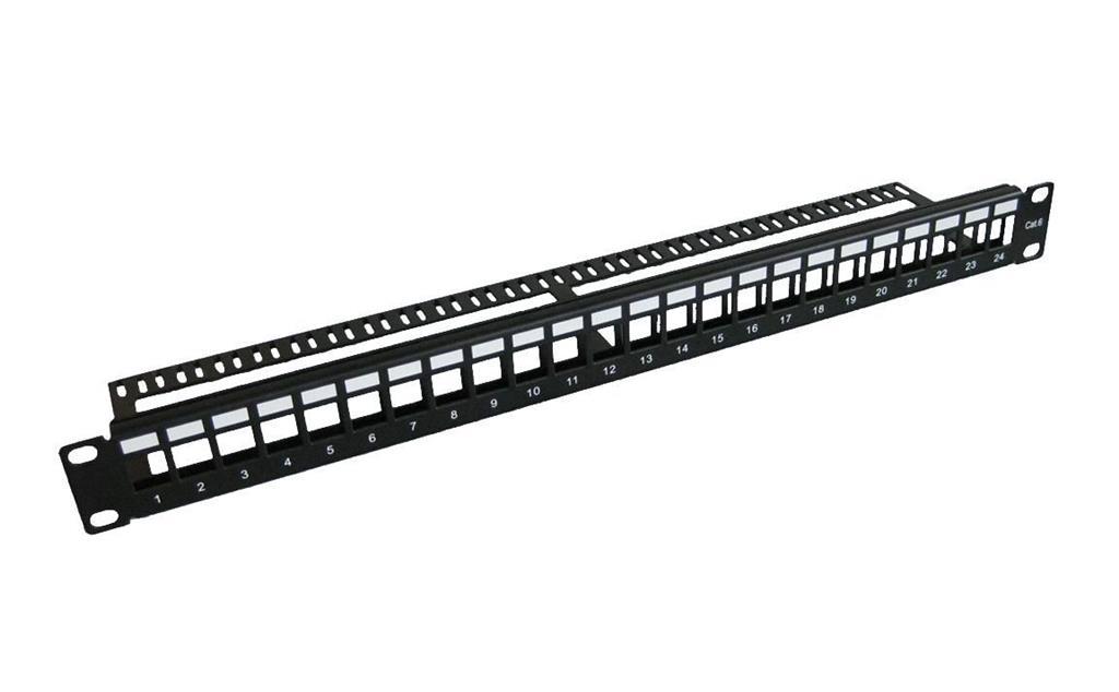 MicroConnect 19"" Prazni patch panel, 24port,