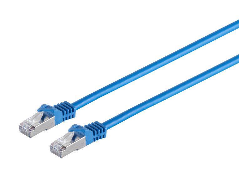 MicroConnect CAT7 S/FTP Omrežni Kabel 1,5m, Moder