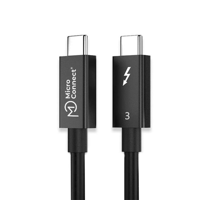 MicroConnect Premium Thunderbolt 3 kabel, 0,5m