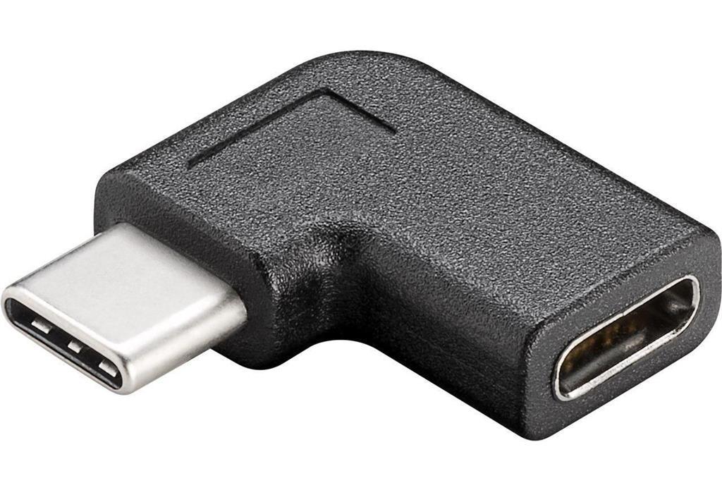 MicroConnect USB-C na USB-C kutni adapter 90°