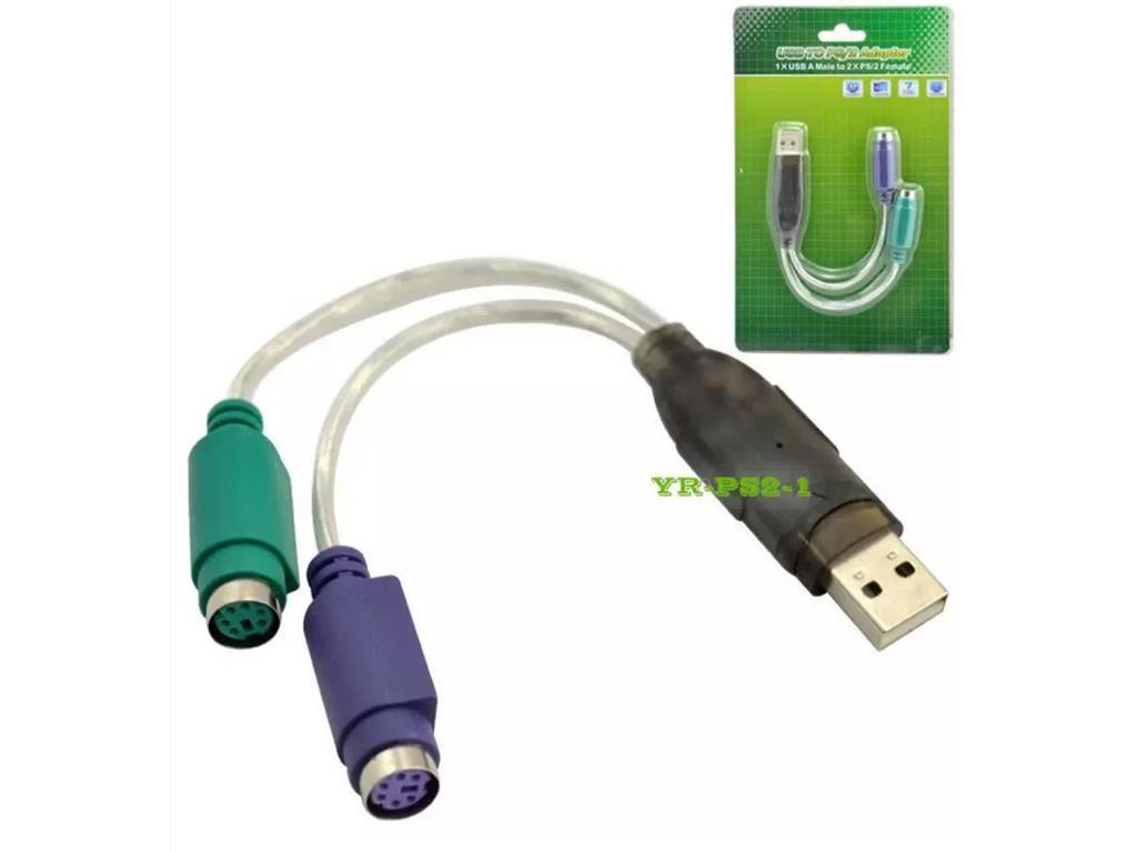 MicroConnect USB A - Pretvornik 2x PS/2 0,3m