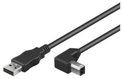 MicroConnect USB2.0 A-B kabel, 0.5m