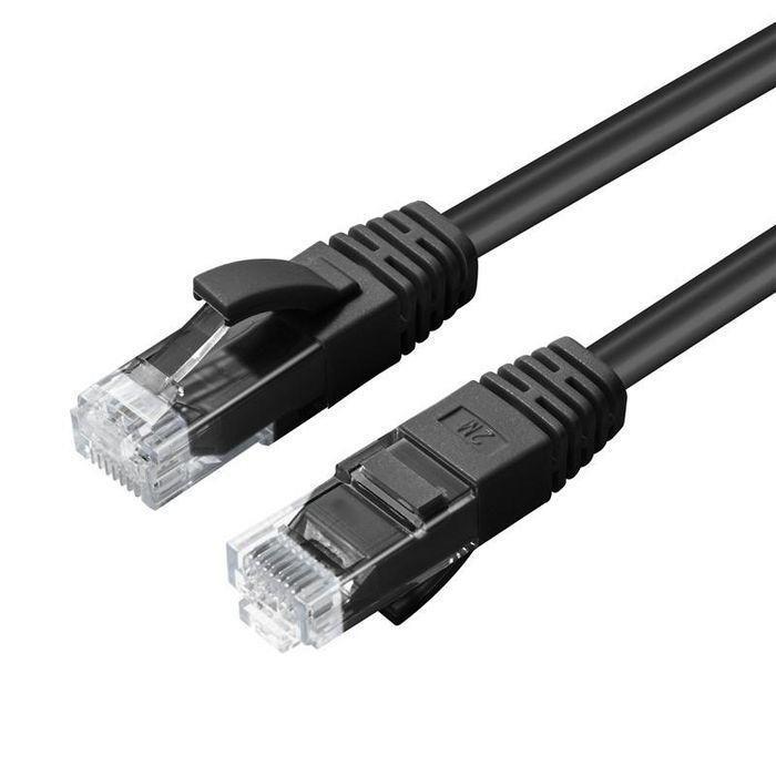 MicroConnect U/UTP CAT5e 1M Crni PVC