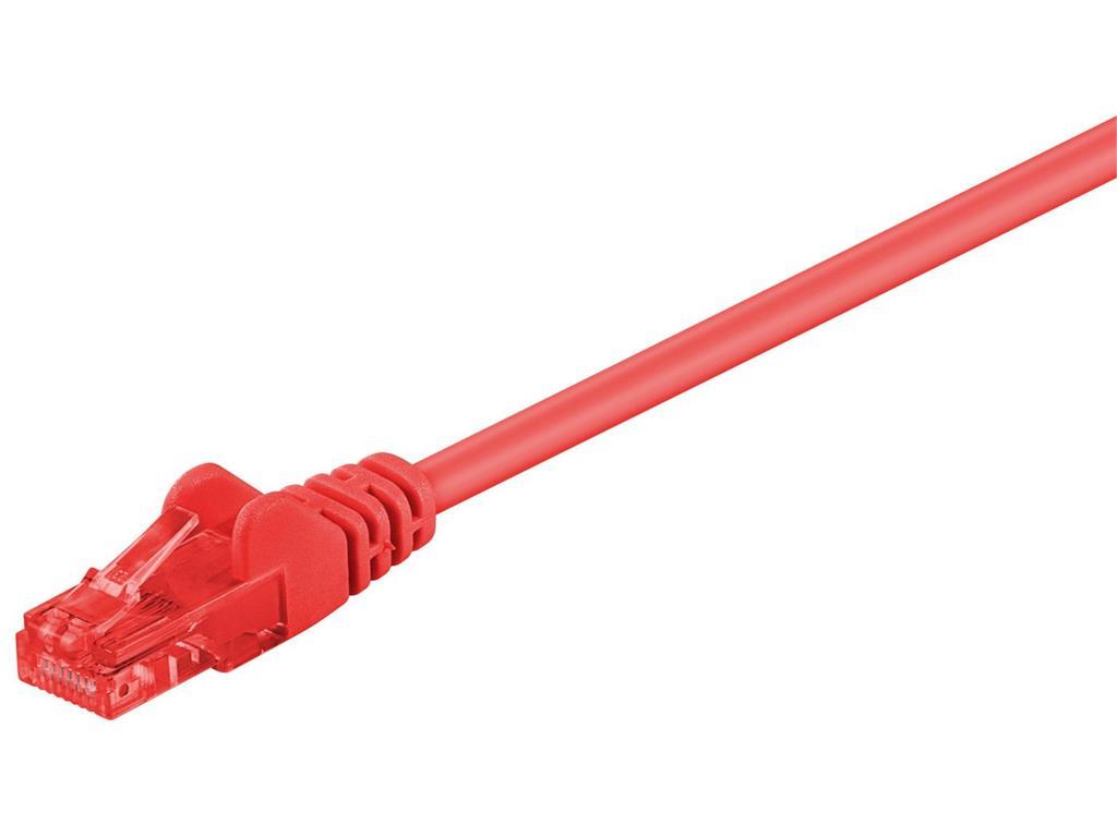 MicroConnect CAT6 U/UTP Network Cable 25m, Red