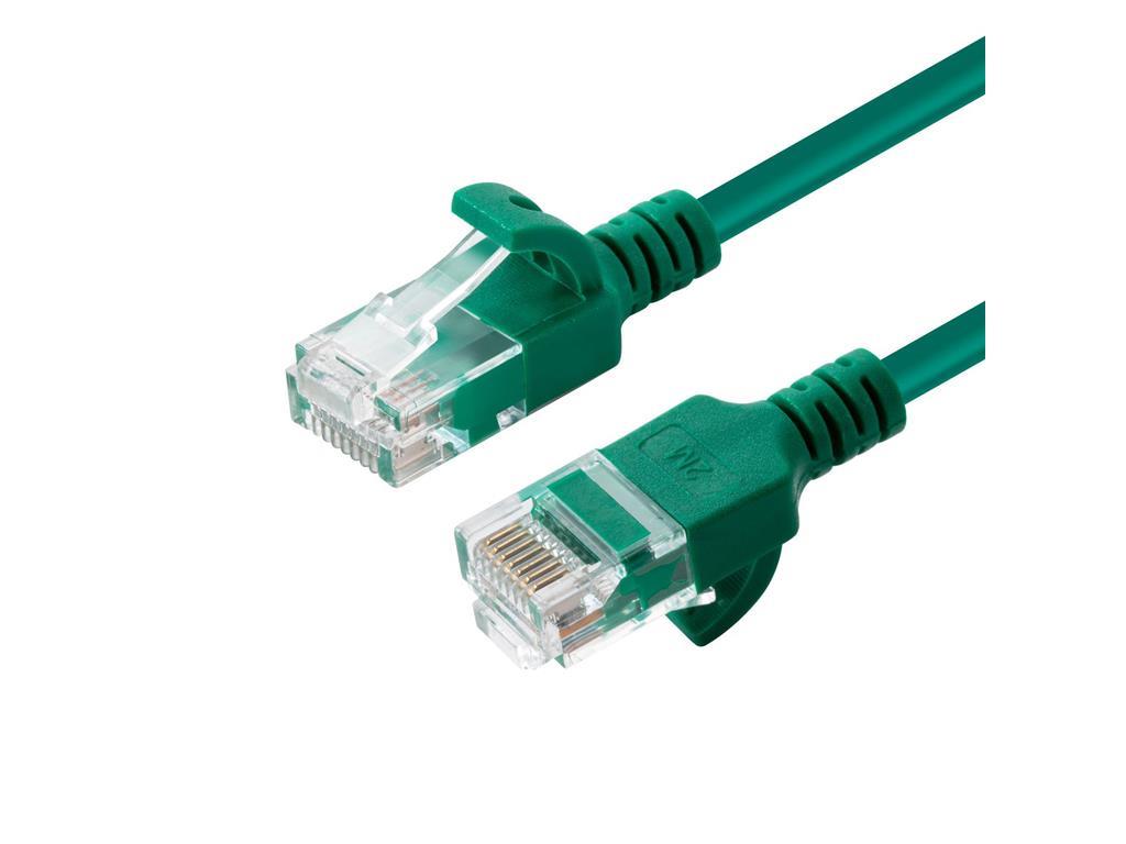 MicroConnect U/UTP CAT6A Slim 3M Green